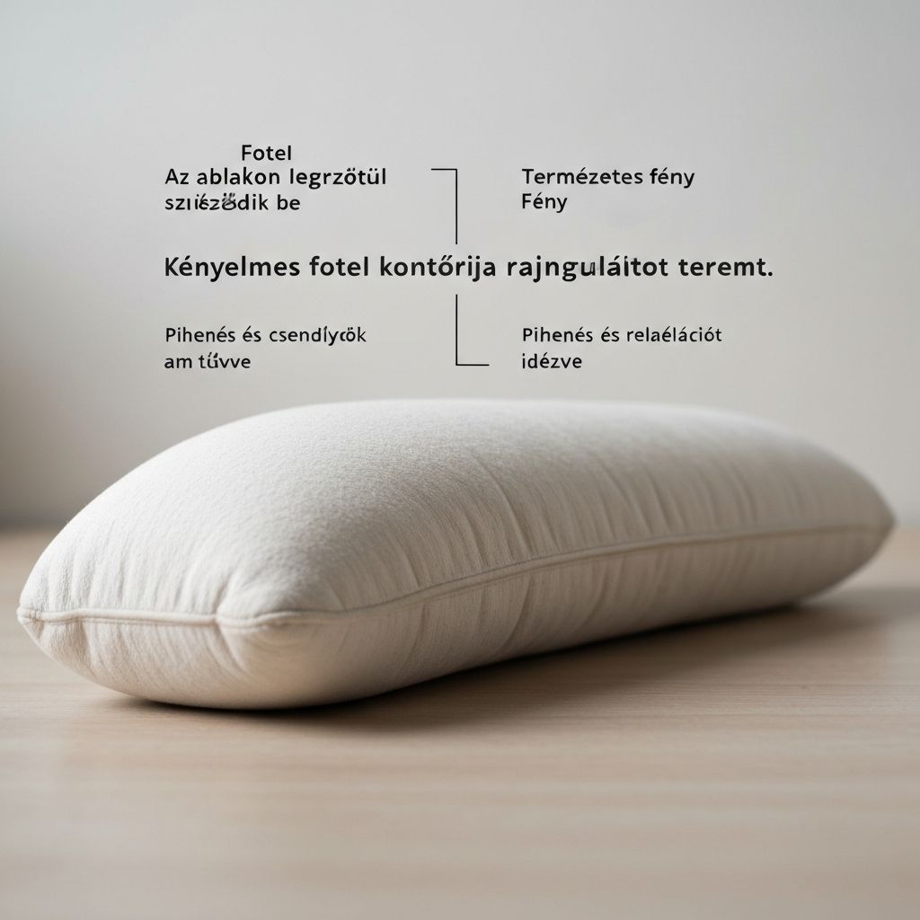 Csendes, napsütéses szoba, ahol puha fény szűrődik be az ablakon és egy kényelmes fotel kontúrjai rajzolódnak ki a fényben, a pihenés és relaxáció hangulatát idézve, senki sincs jelen